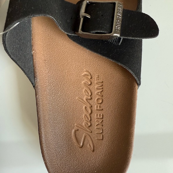 Skechers Black Double Strap Sandals - Picture 3 of 3